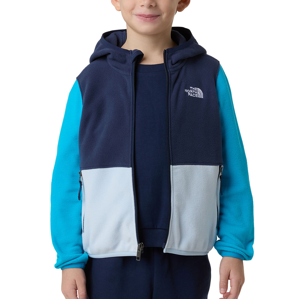 THE NORTH FACE - KIDS GLACIER FULL ZIP HOODED FLEECE