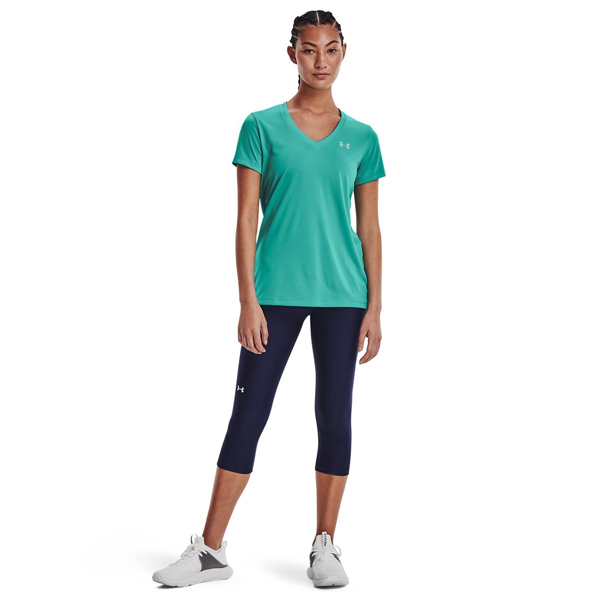 UNDER ARMOUR - TECH V NECK T-SHIRT