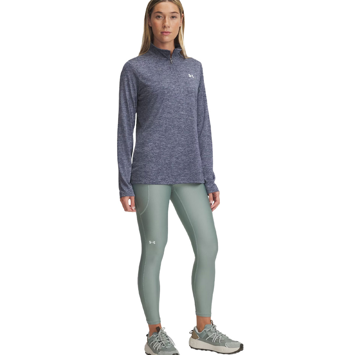 UNDER ARMOUR - HEATGEAR ARMOUR NO-SLIP WAISTBAND ANKLE LEGGINGS