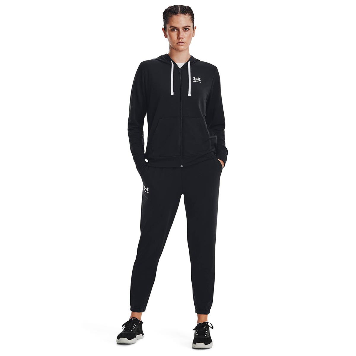 UNDER ARMOUR - RIVAL TERRY FULL ZIP HOODIE