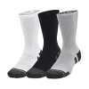 UNDER ARMOUR - PERFORMANCE TECH 3 PACK CREW SOCKS