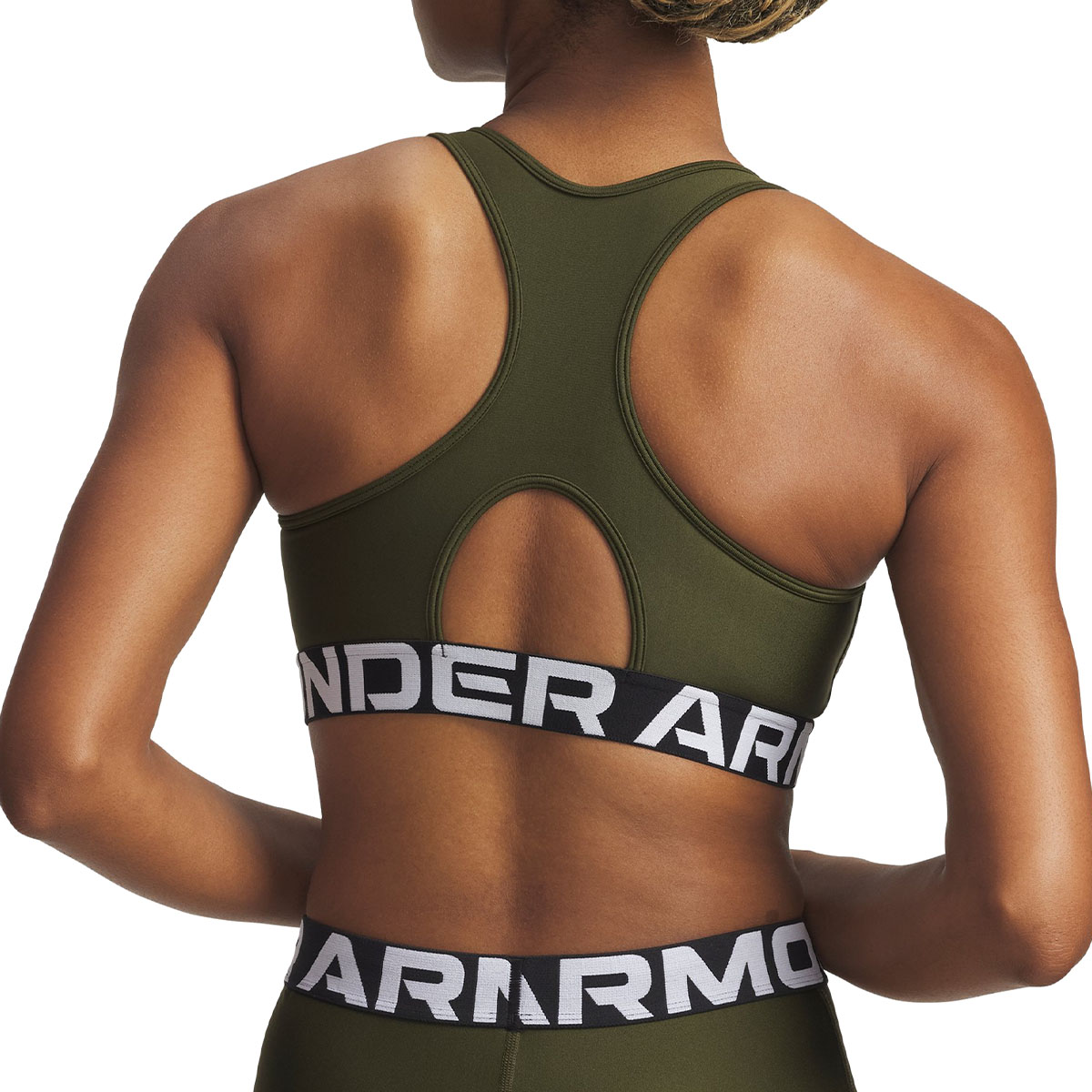 UNDER ARMOUR - HEATGEAR AUTHENTICS MID BRANDED BRA
