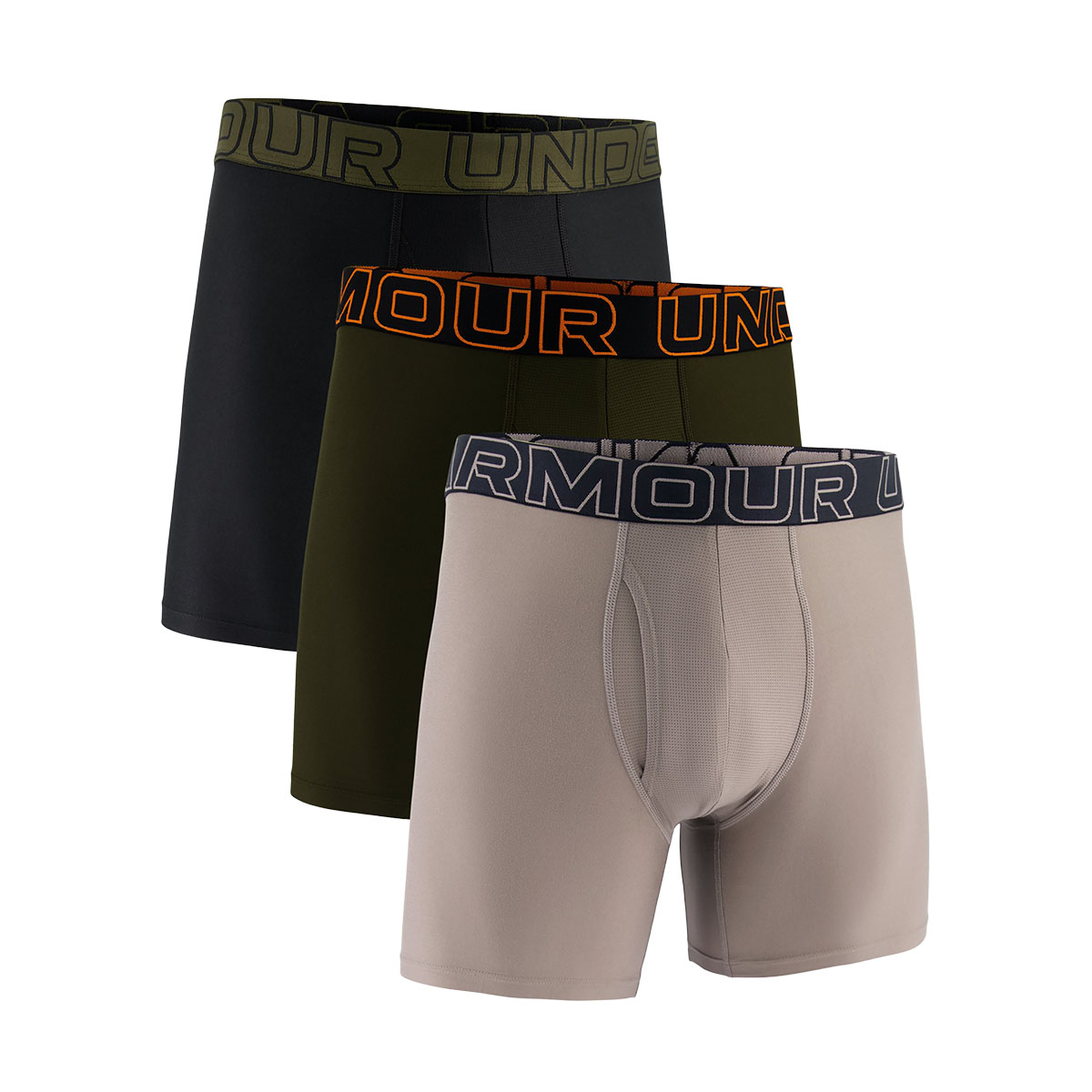 UNDER ARMOUR - PERFOMANCE TECH 3 PACK BOXERJOCK