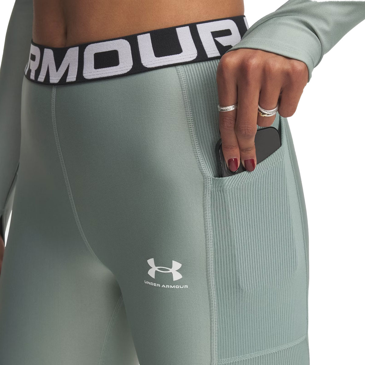 UNDER ARMOUR - HEATGEAR RIB LEGGINGS