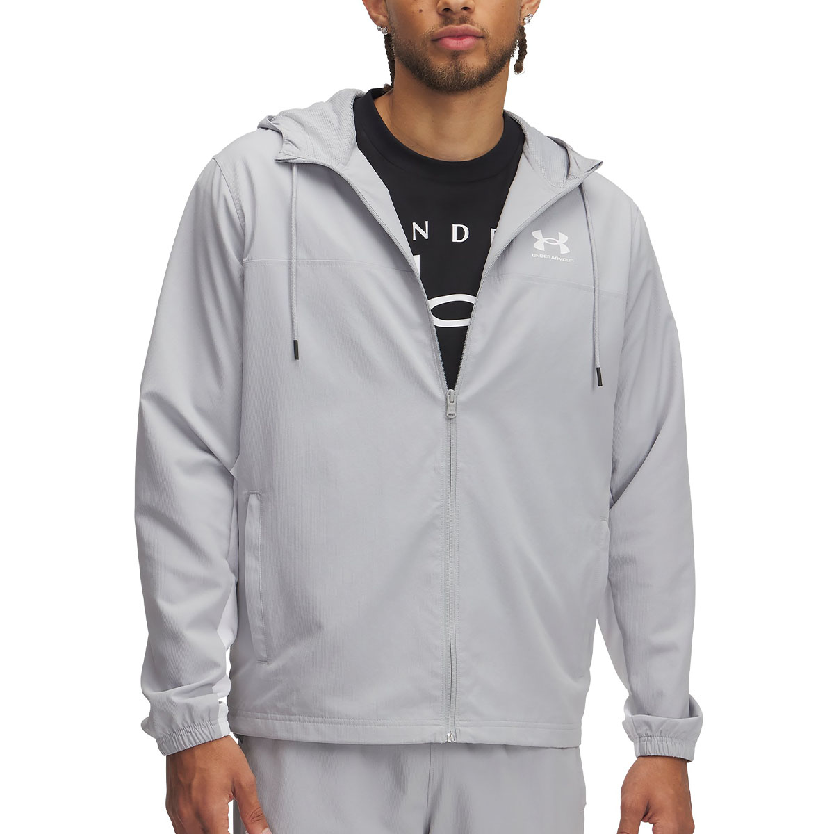 UNDER ARMOUR - RIVAL WOVEN WINDBREAKER JACKET