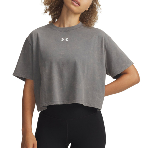 UNDER ARMOUR - RIVAL BOXY WASH T-SHIRT