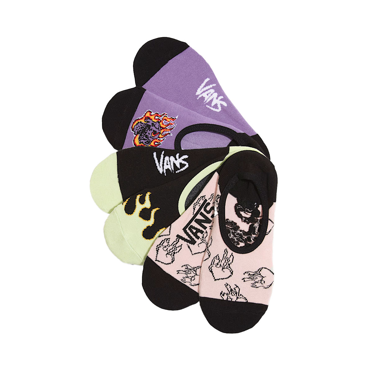 VANS - BUGGIN OUT CANOODLE SOCKS (3 PAIRS)