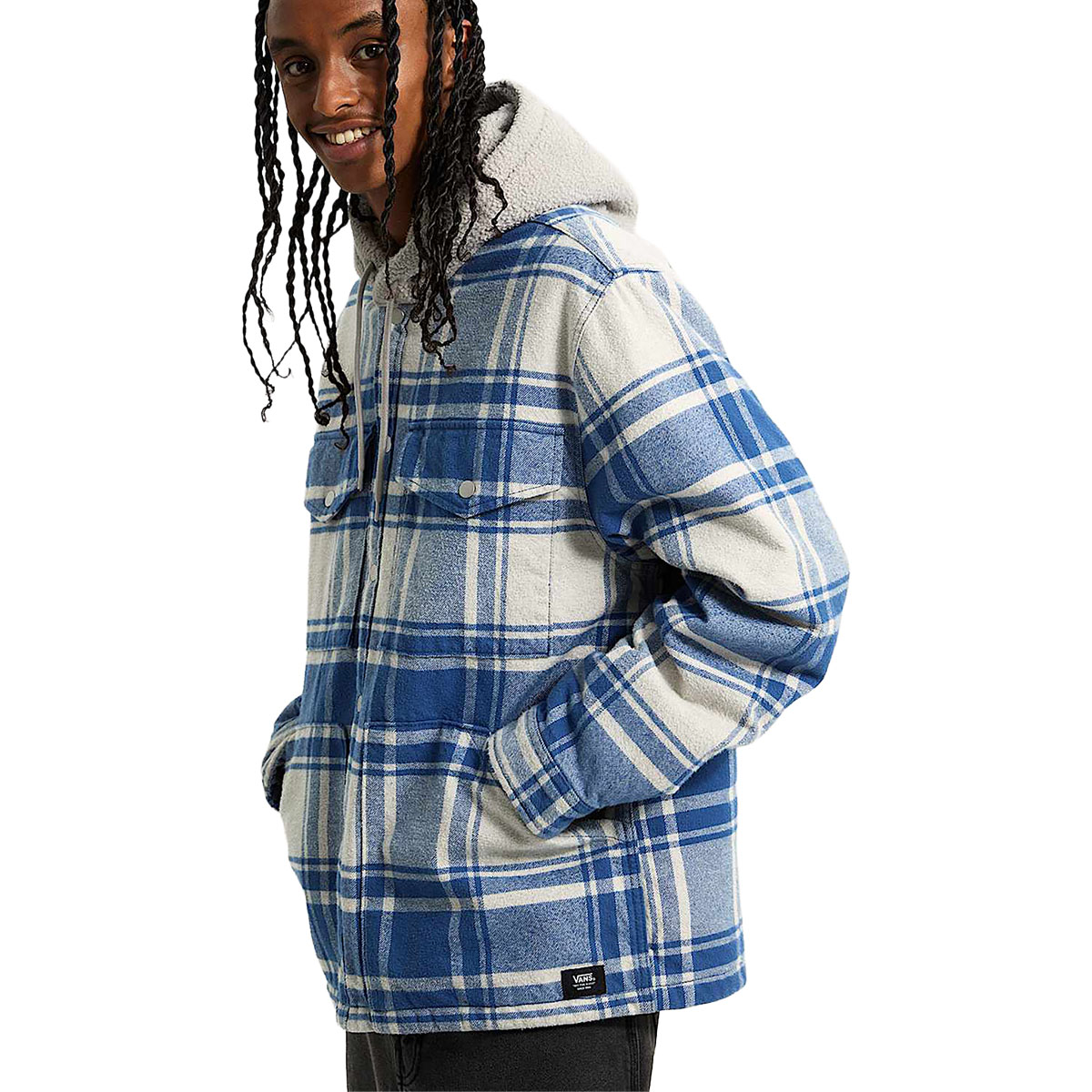 VANS - PIEDMONT HOODED PLAID SHACKET