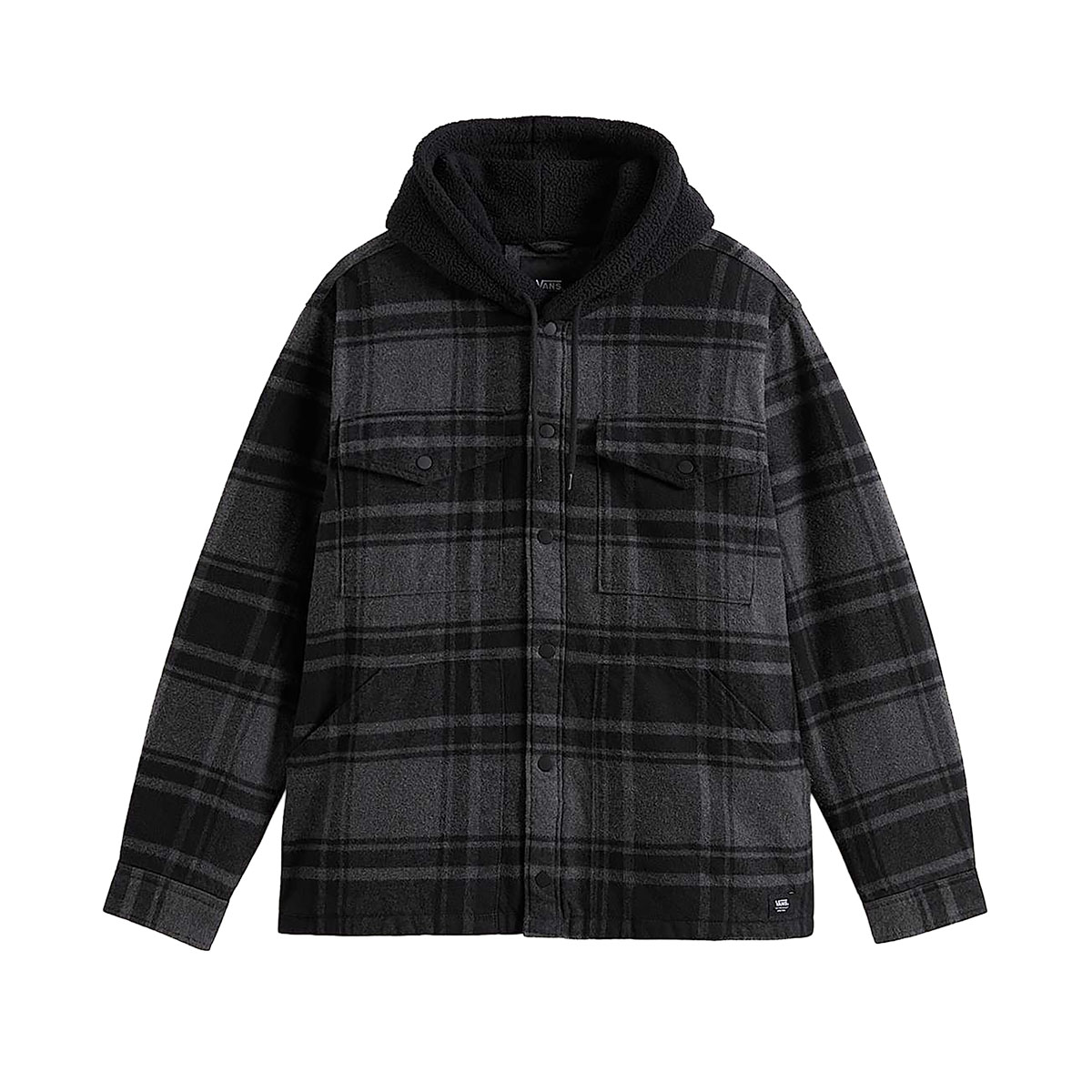 VANS - PIEDMONT HOODED PLAID SHACKET