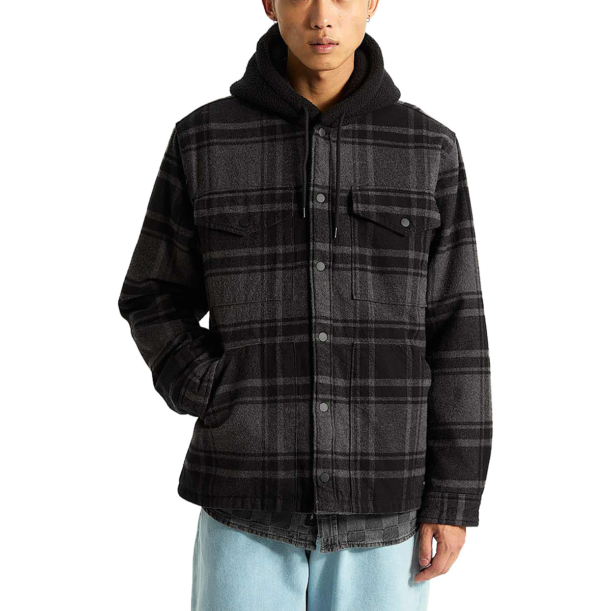 VANS - PIEDMONT HOODED PLAID SHACKET