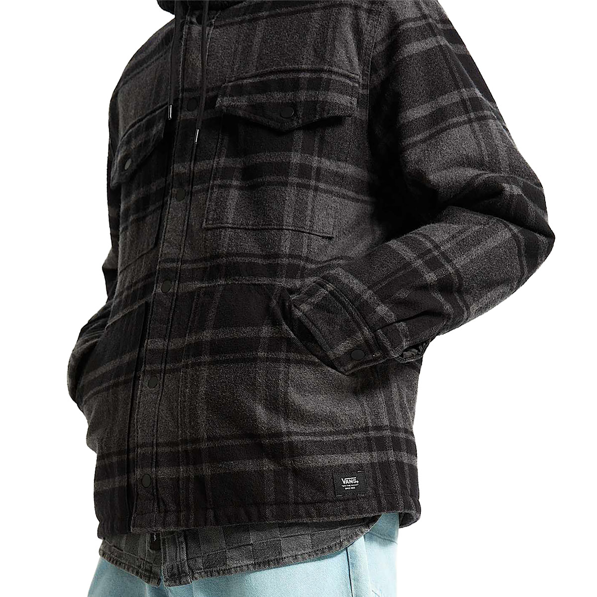 VANS - PIEDMONT HOODED PLAID SHACKET