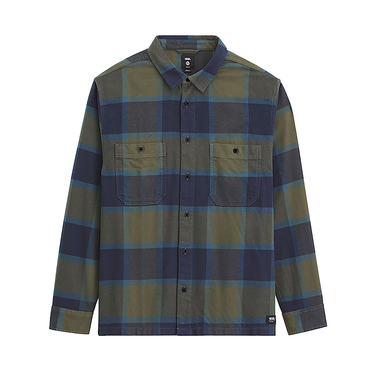 VANS - LARKSPUR PLAID FLANNEL LONGSLEEVE