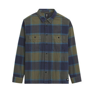 VANS - LARKSPUR PLAID FLANNEL LONGSLEEVE