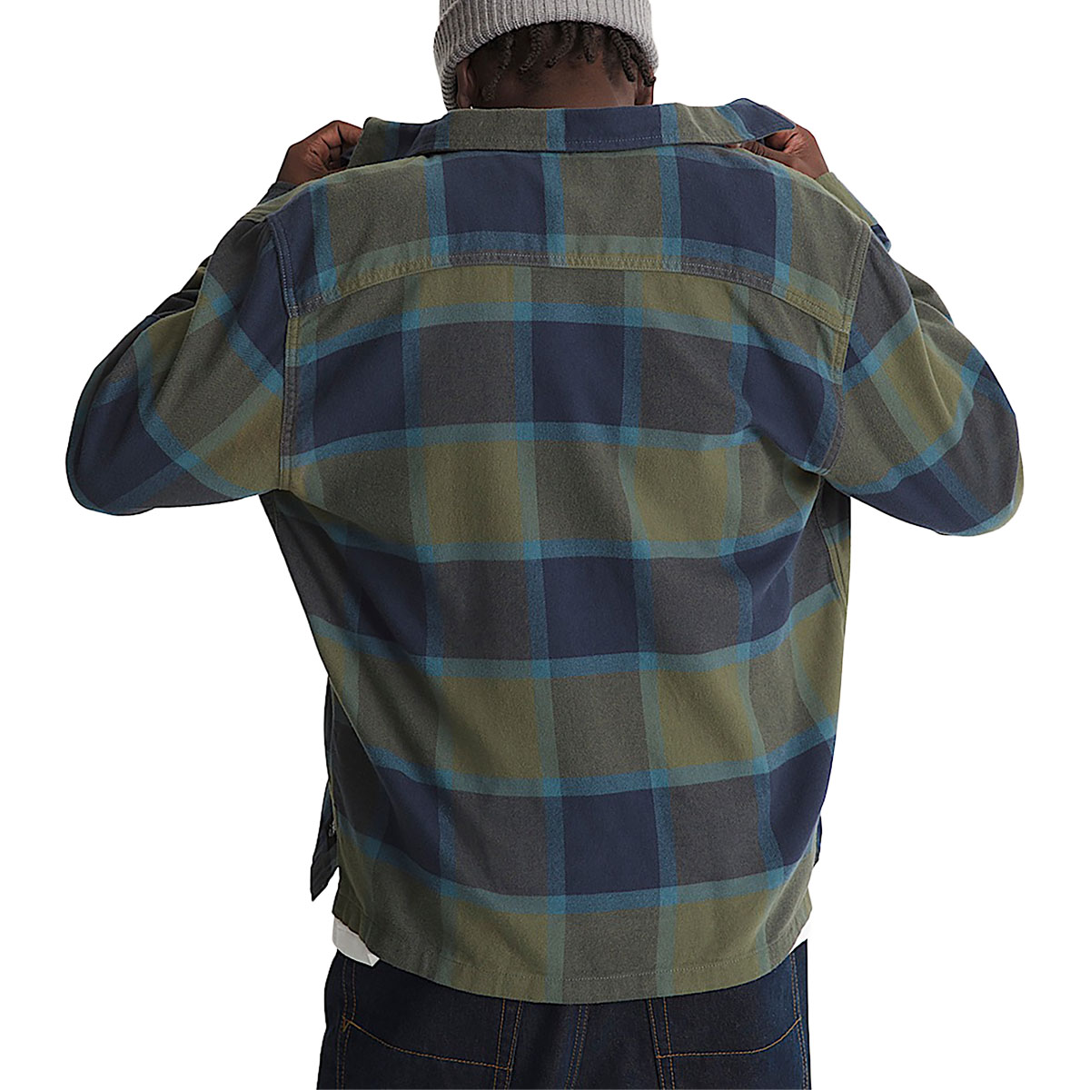 VANS - LARKSPUR PLAID FLANNEL LONGSLEEVE