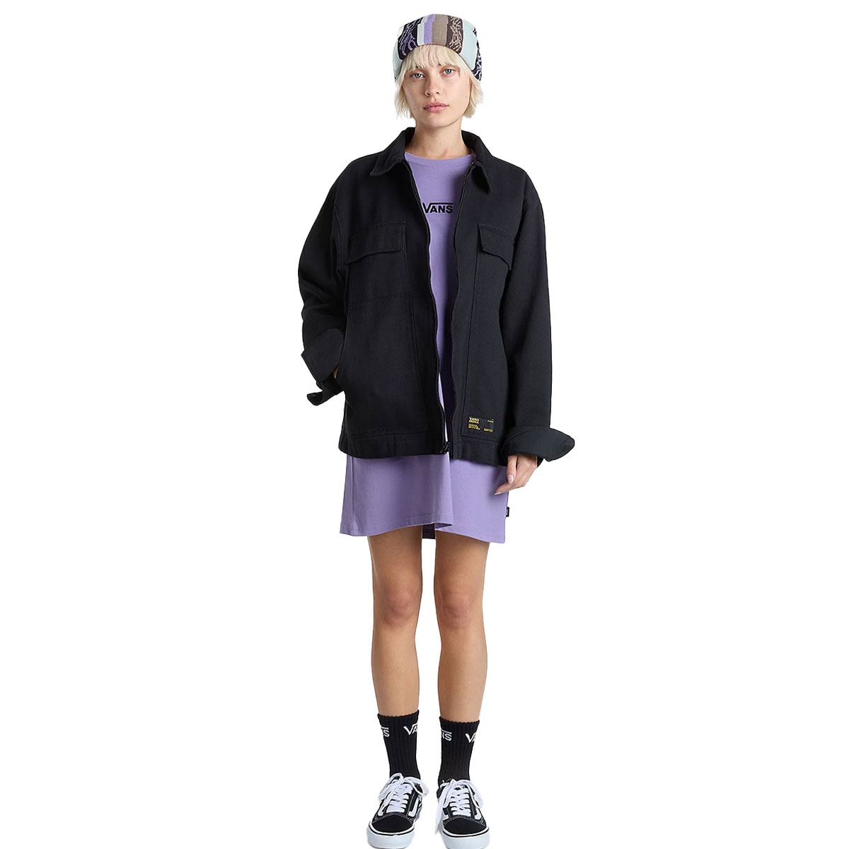 VANS - CENTER VEE TEE DRESS