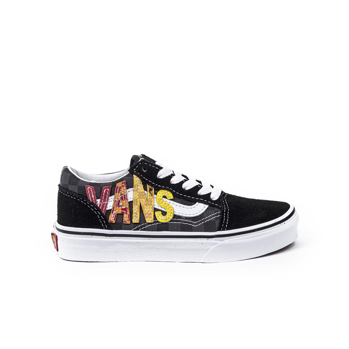 VANS - KIDS FLAME LOGO REPEAT OLD SKOOL SHOES (4-8 YEARS)