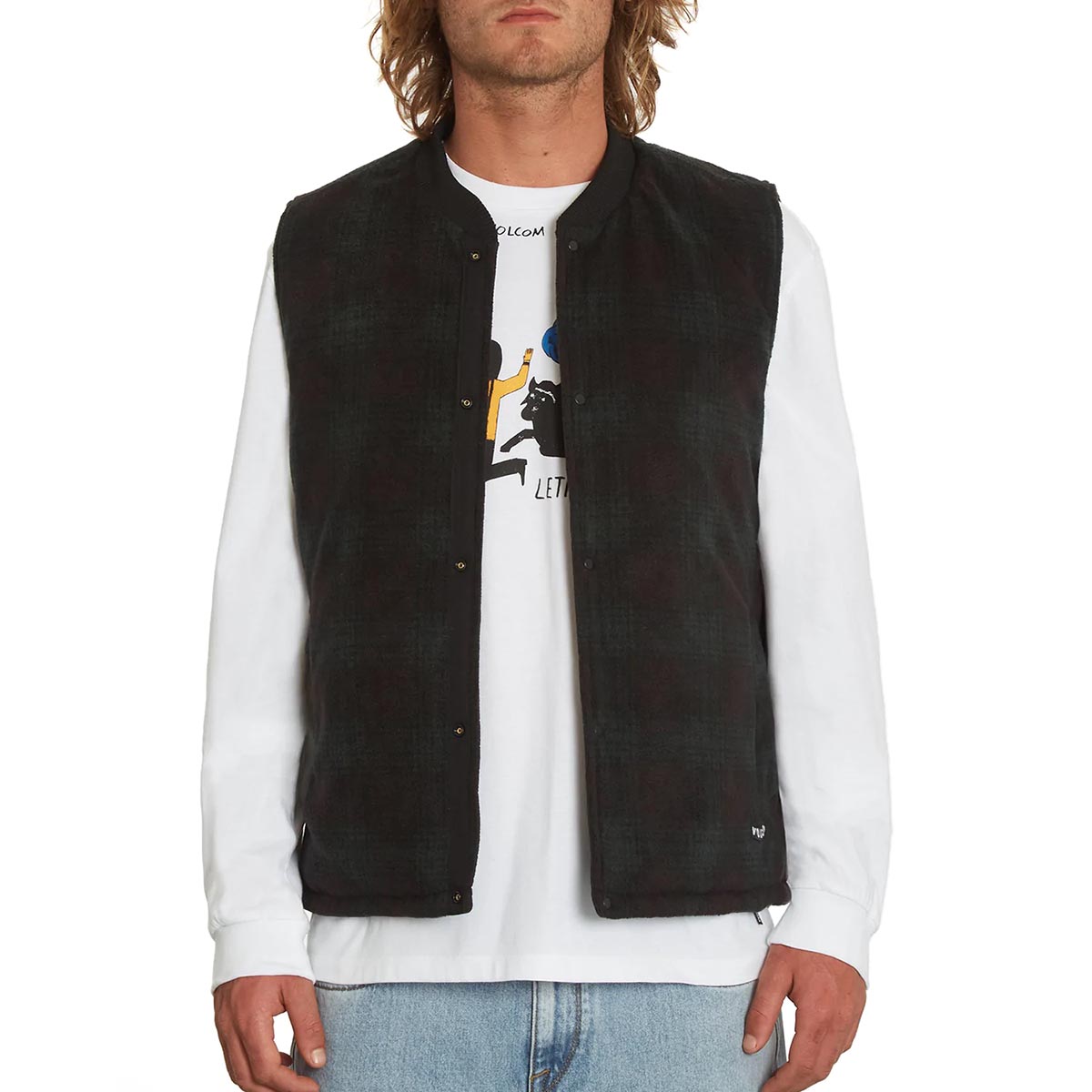 VOLCOM - BOWERED VEST (REVERSIBLE)