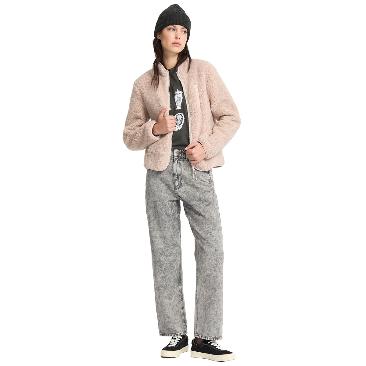 VOLCOM - WUZER FUZZAR SHERPA FULL-ZIP