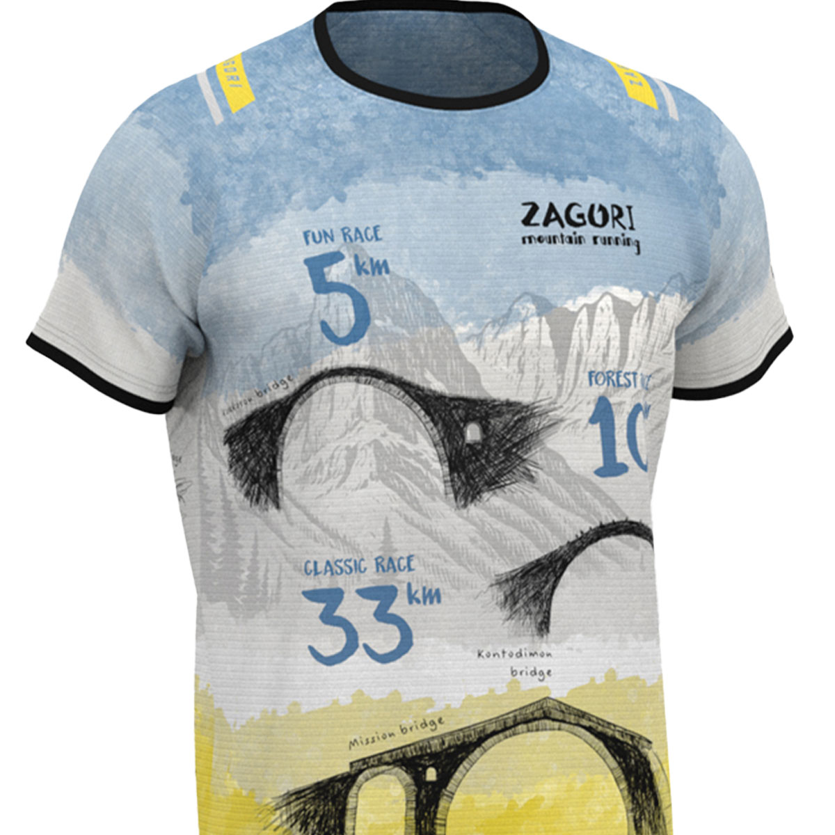 ZAGORI MOUNTAIN RUNNING - ZMR25 T-SHIRT (DESIGNED BY ANTHRAX)