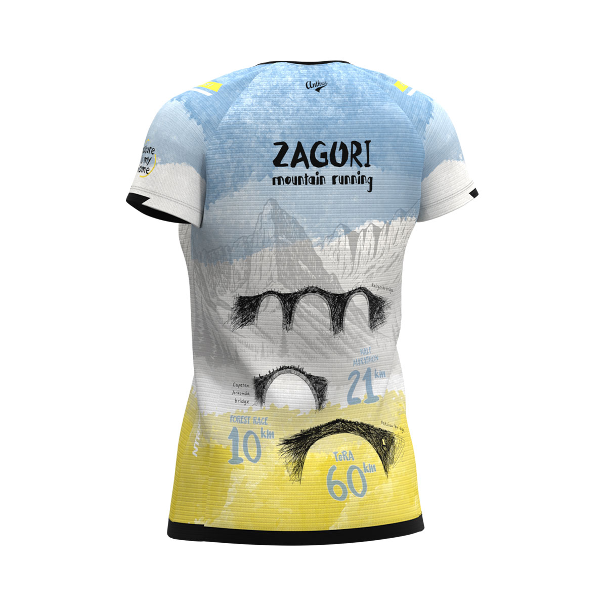 ZAGORI MOUNTAIN RUNNING - ZMR25 T-SHIRT (DESIGNED BY ANTHRAX)