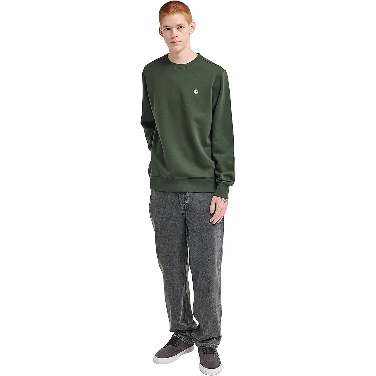 ELEMENT - ICON EMBROIDERY CREW SWEATSHIRT