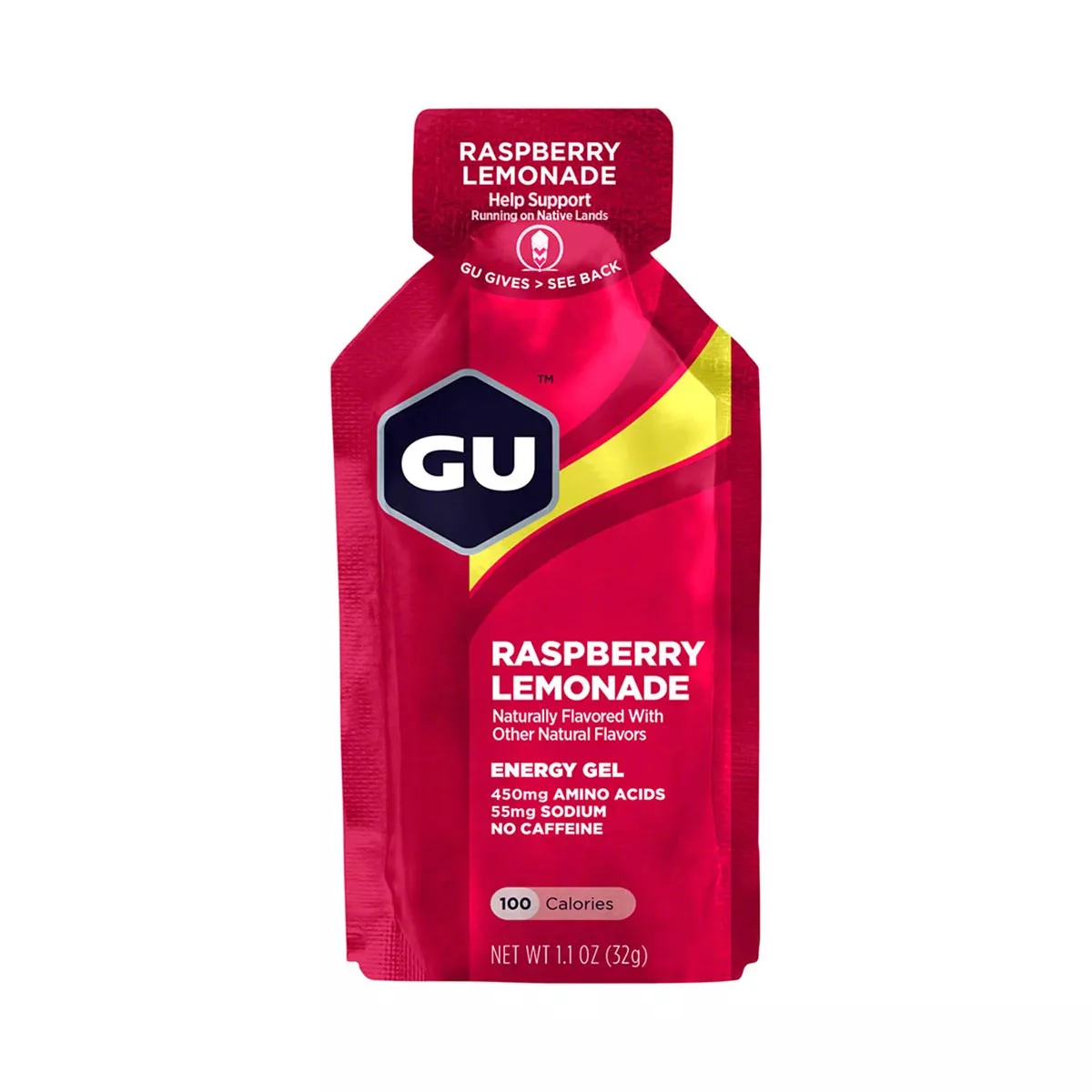 Gu - ENERGY GEL - RASPBERRY LEMONADE (NO CAFFEINE) (002-4912)