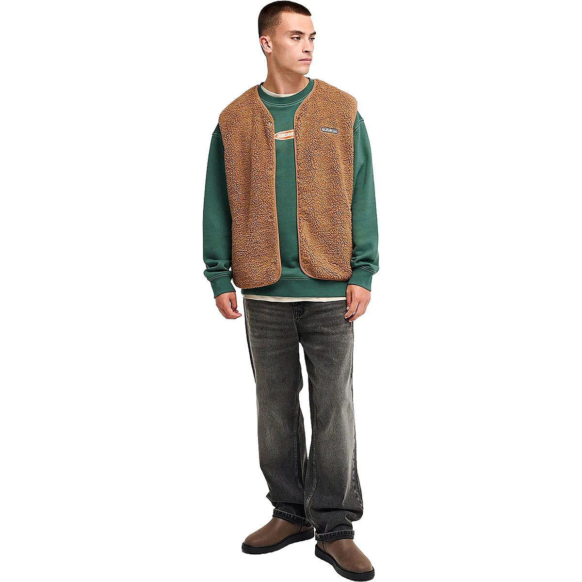 QUIKSILVER - URBAN STORM  SHERPA GILET