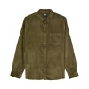 QUIKSILVER - SMOKE TRAIL CORD LS SHIRT