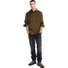 QUIKSILVER - SMOKE TRAIL CORD LS SHIRT