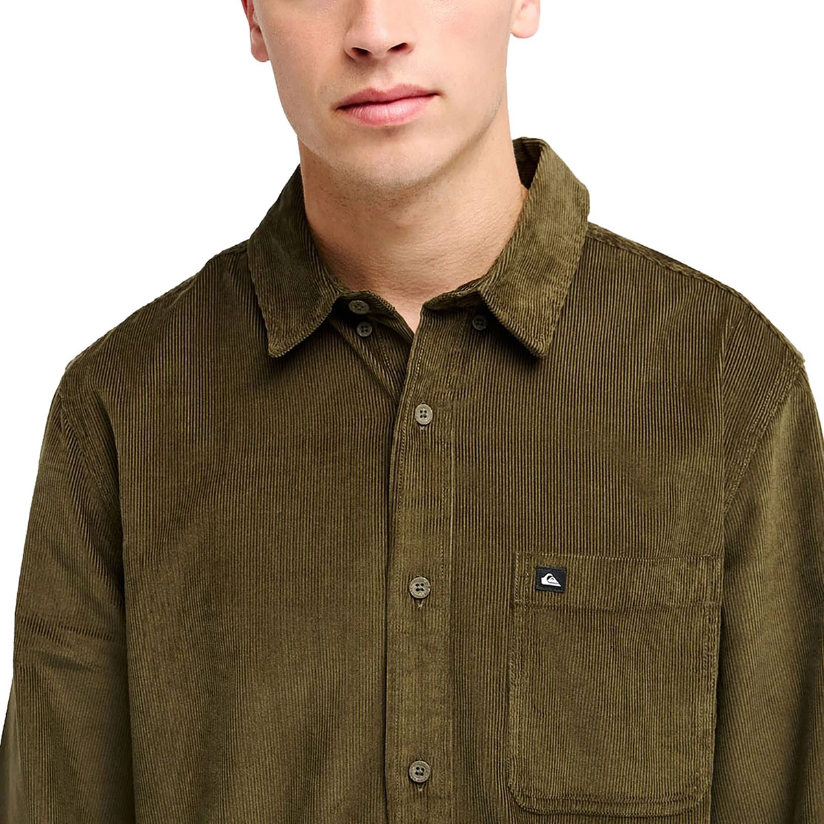 QUIKSILVER - SMOKE TRAIL CORD LS SHIRT