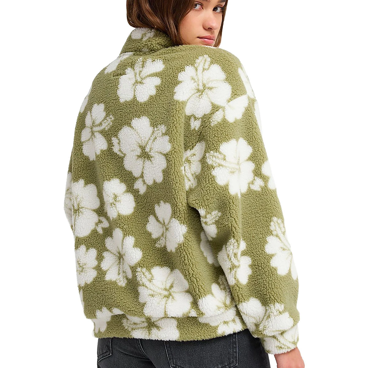 ROXY - JIVE TALKING BONDED HALF-ZIP POLAR FLEECE