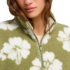 ROXY - JIVE TALKING BONDED HALF-ZIP POLAR FLEECE