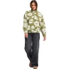 ROXY - JIVE TALKING BONDED HALF-ZIP POLAR FLEECE