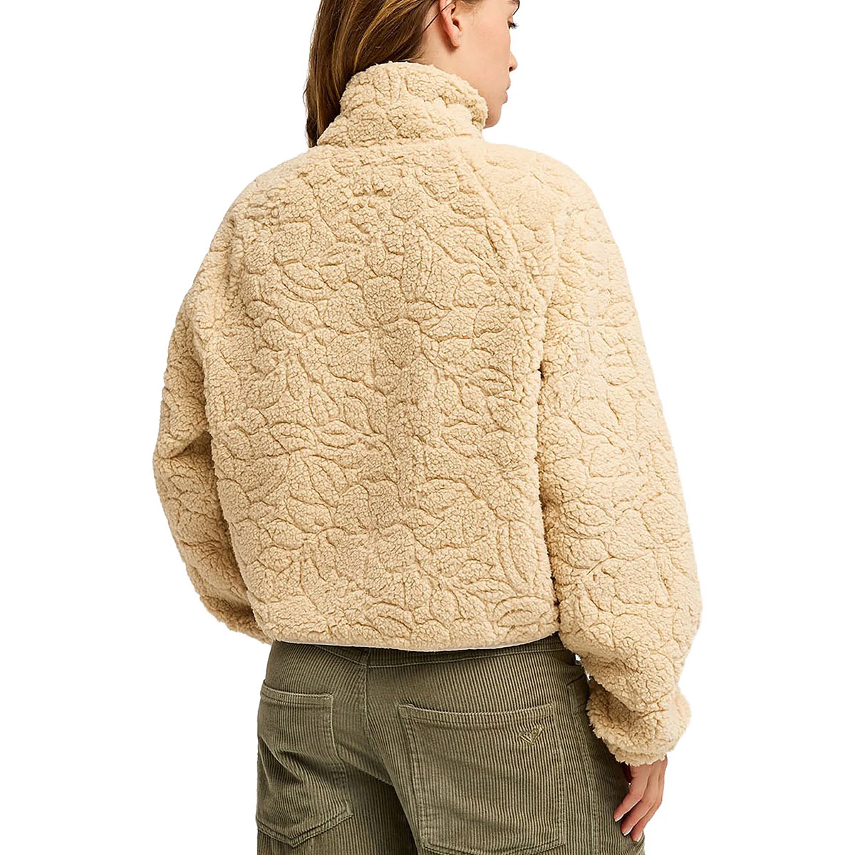ROXY - BLURRY CLOUD FULL ZIP RELAXED FLEECE