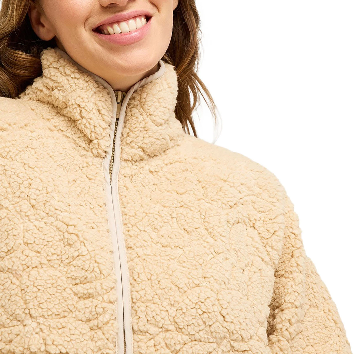ROXY - BLURRY CLOUD FULL ZIP RELAXED FLEECE