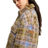ROXY - OVER AND ABOVE CHECK PALID POLAR FLEECE SHIRT