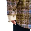 ROXY - OVER AND ABOVE CHECK PALID POLAR FLEECE SHIRT