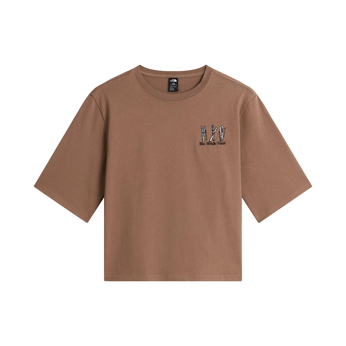 THE NORTH FACE - SKI EMBROIDERY BOXY GRAPHIC T-SHIRT