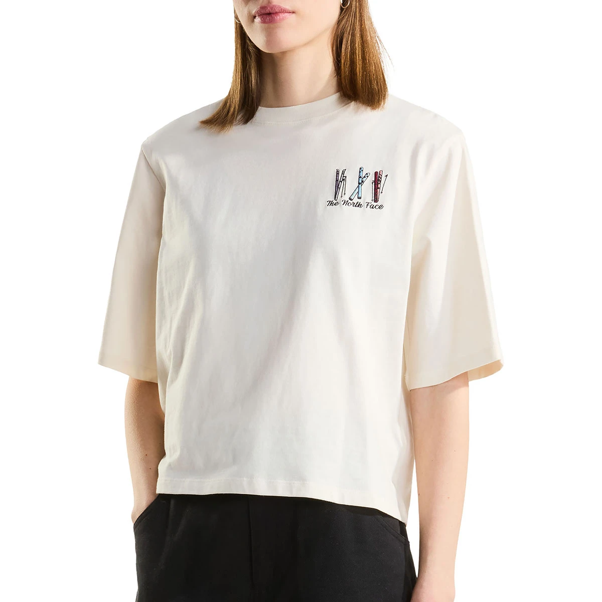 THE NORTH FACE - SKI EMBROIDERY BOXY GRAPHIC T-SHIRT