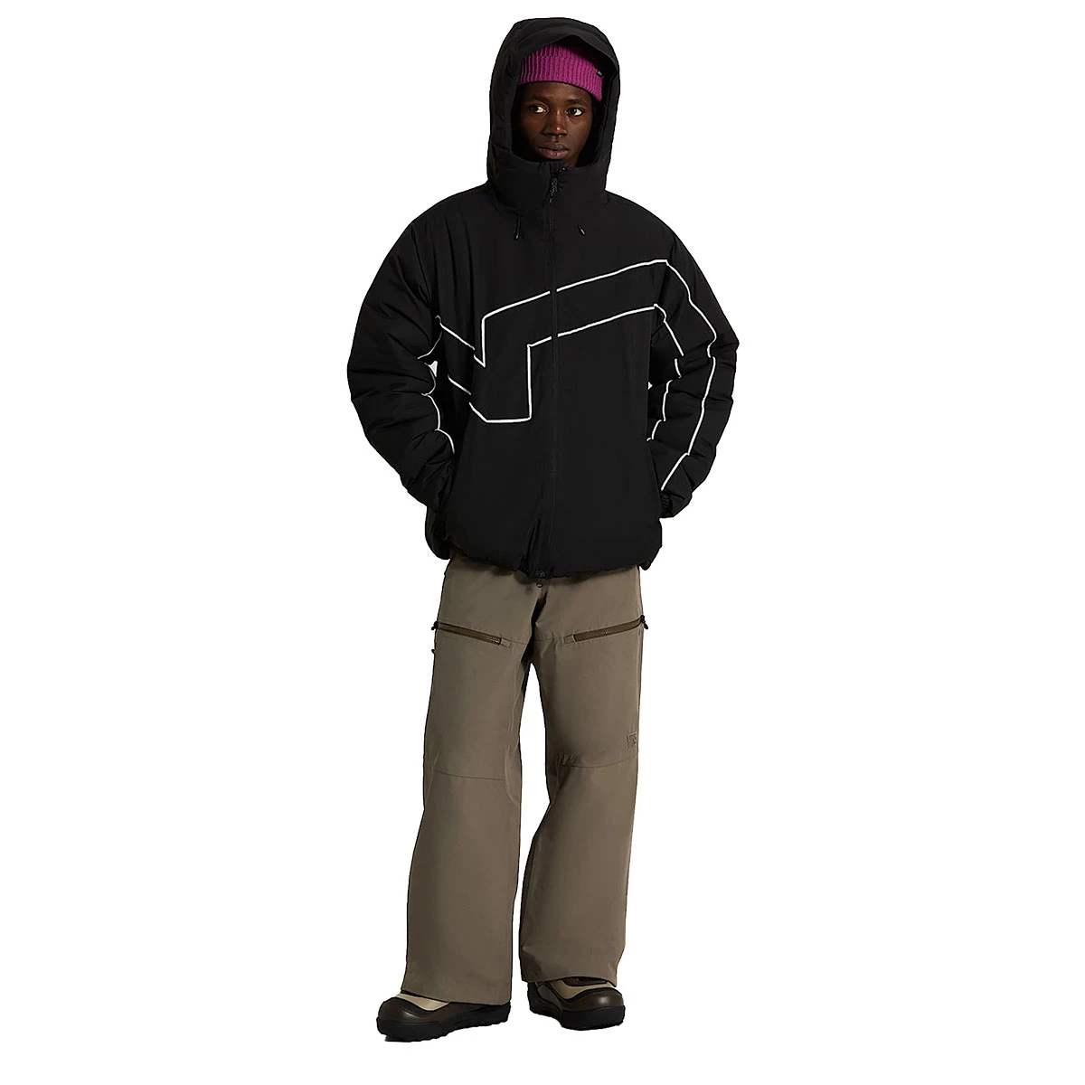VANS - 90’S BIG BLOCK HOODED PUFFER JACKET